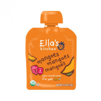 Organic mango puree, 70 g...