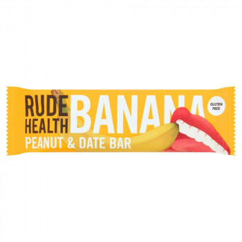 Banana, peanut and date bar...