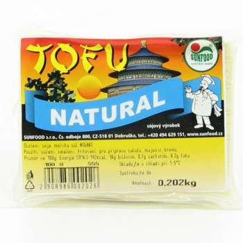 Klasikinis tofu, 180 g Sunfood