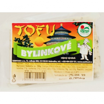 Žolelių tofu,170-200g Sunfood