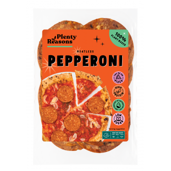 Meatless Pepperoni sliced...