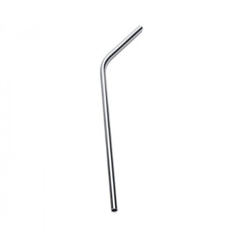 Bent stainless steel straw,...