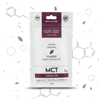 Organic chocolate with MCT...