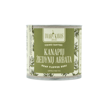 Hemp flower tea, 15g Dvaro...