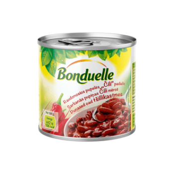 Red beans in chili sauce,...
