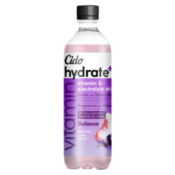 Lavender-peach flavored...