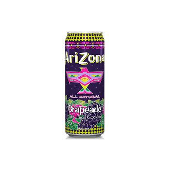 Soft drink ARIZONA GRAPEADE...